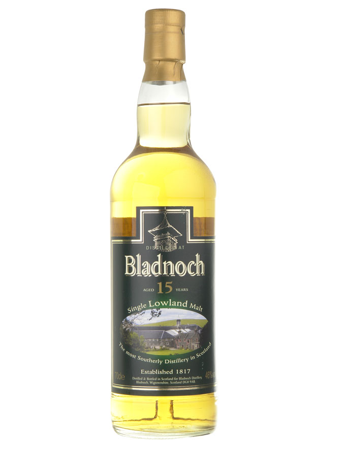 BLADNOCH 15 ans 46° (Officiel Single Malt - Lowlands)